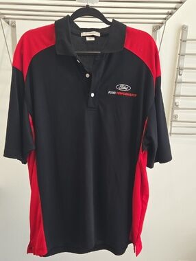 Ford Black and Red Performance Polo